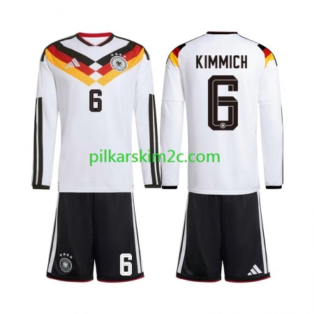 Koszulka Niemcy Joshua Kimmich 6 Dziecięca Główna MŚ 2026 Koszulki Piłkarskie(L/S)